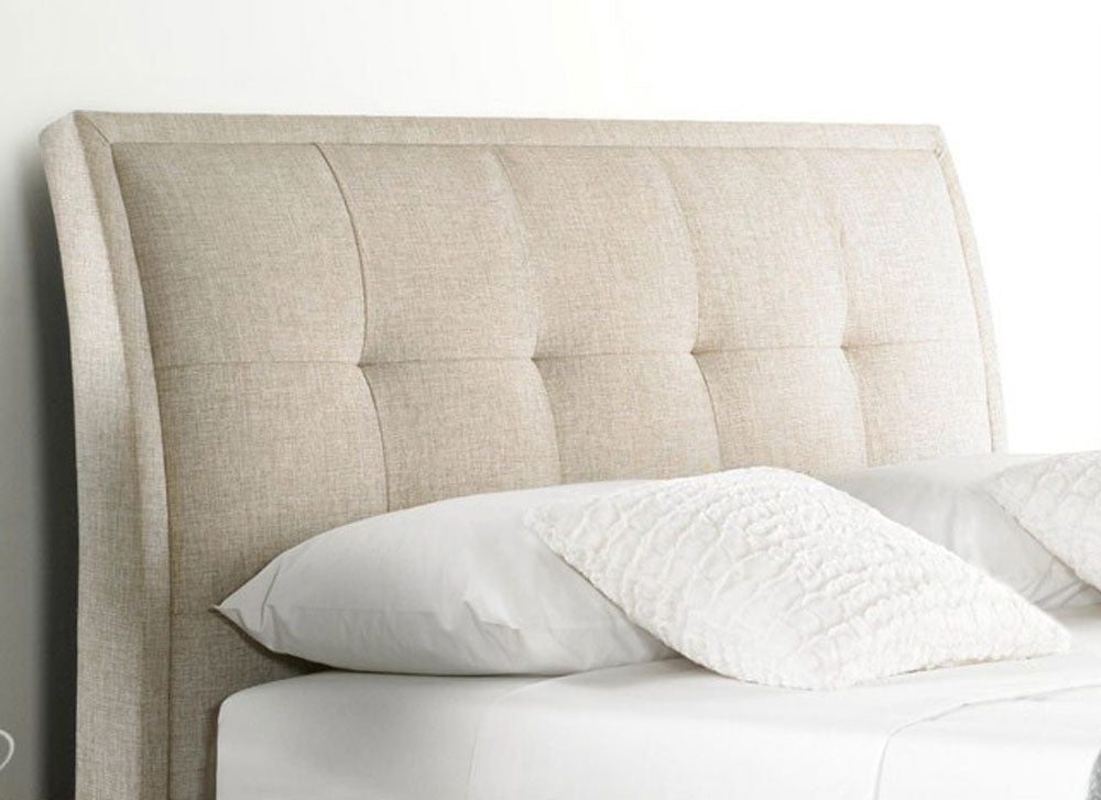Acclaim Oatmeal Double Ottoman Storage Bed Frame