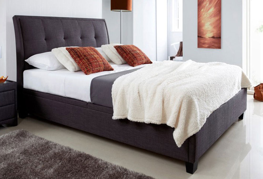 Acclaim Slate Super Kingsize Ottoman Storage Bed Frame