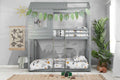 Grey Tree House Bunk Bed