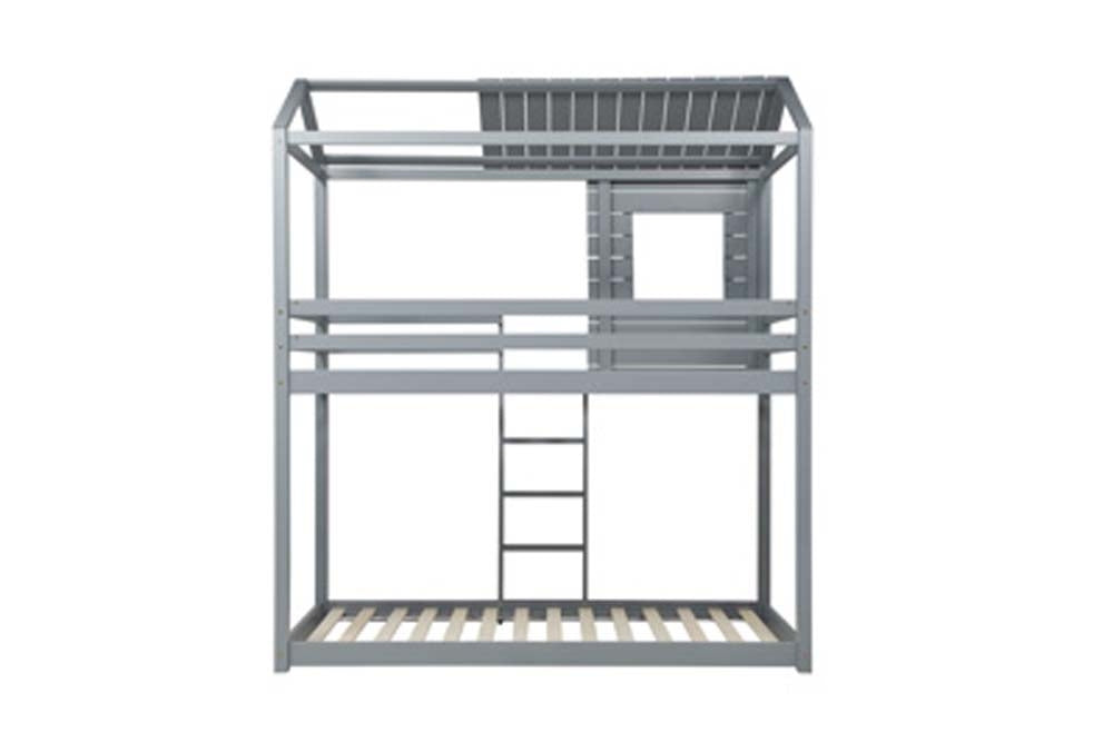 Grey Tree House Bunk Bed