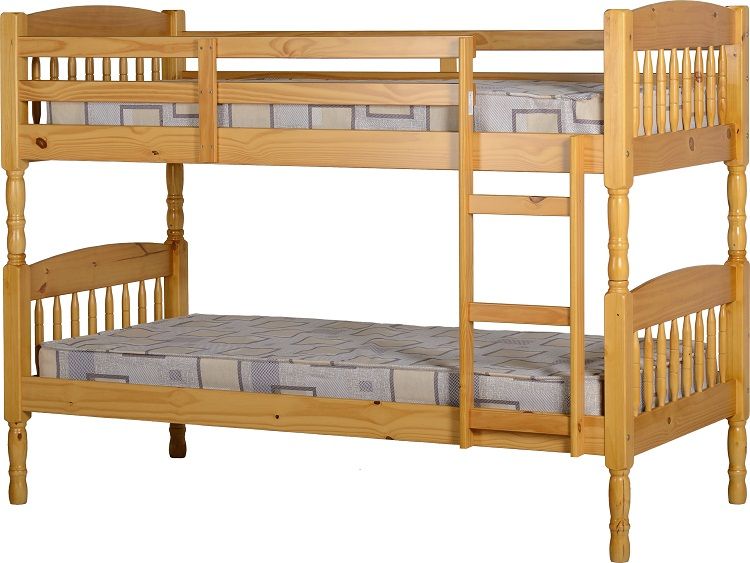 Alban Antique Pine Bunk Bed