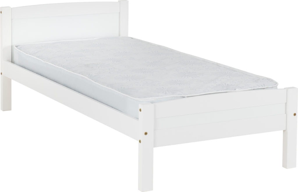 Ambrose White Single Bed Frame