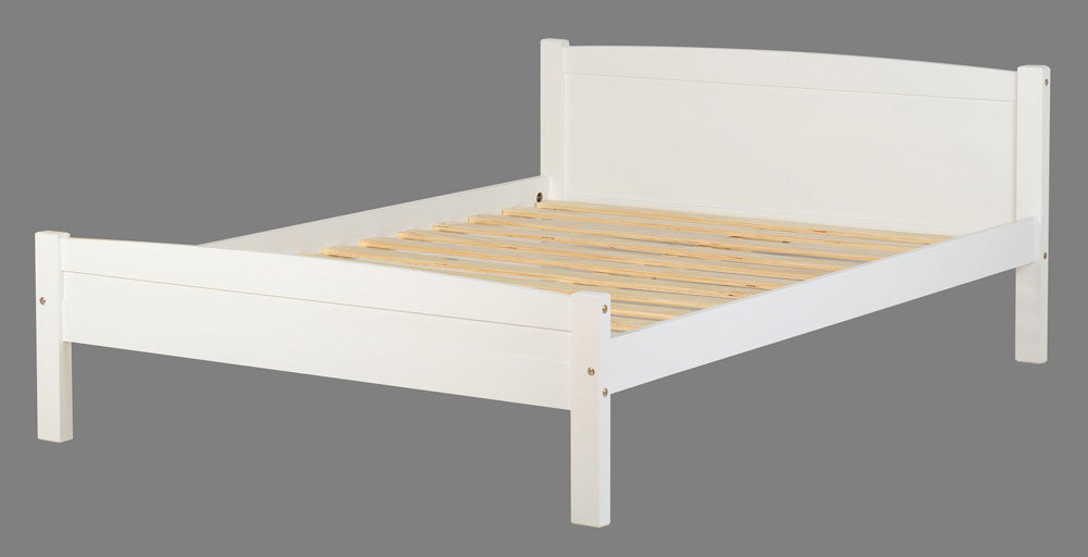 Ambrose White Double Bed Frame
