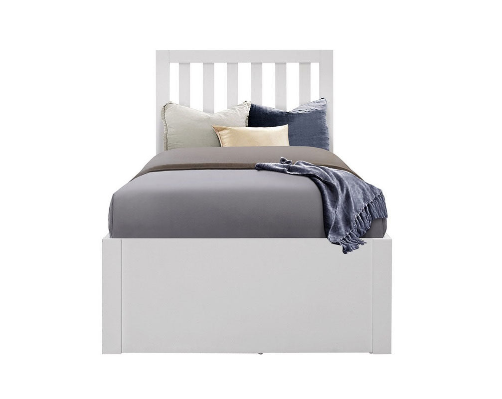 Apple White Storage Bed