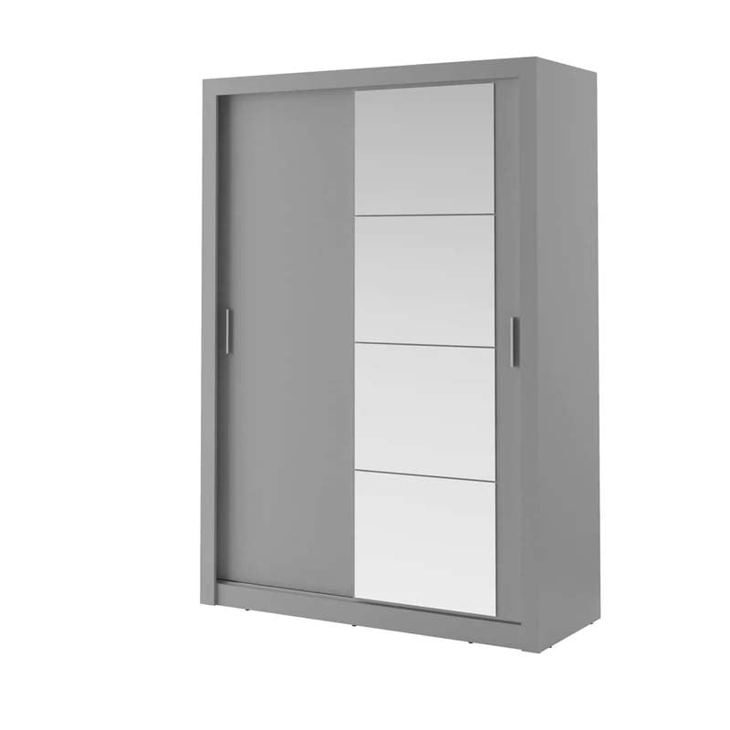 Liverpool Grey Sliding Door Wardrobe 150cm