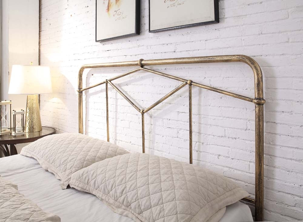 Acton Antique Bronze Double Bed Frame