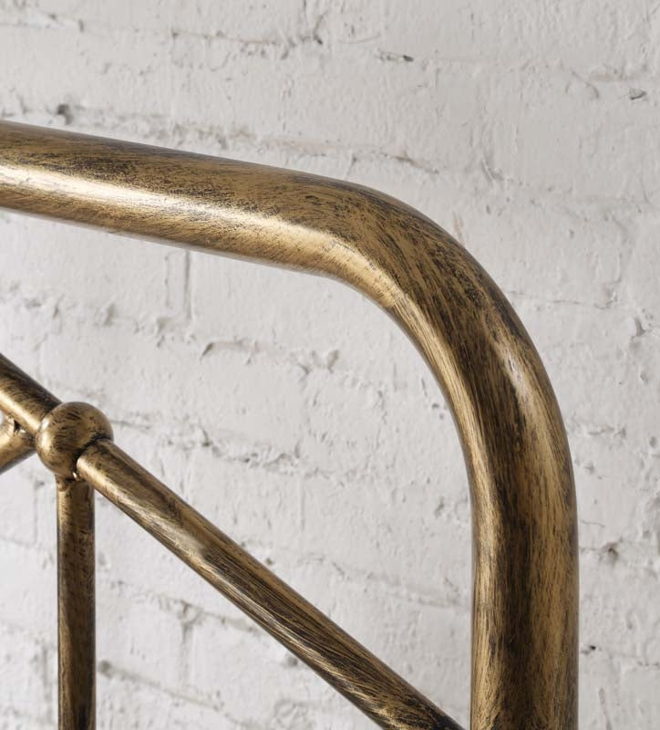 Acton Antique Bronze Single Bed Frame