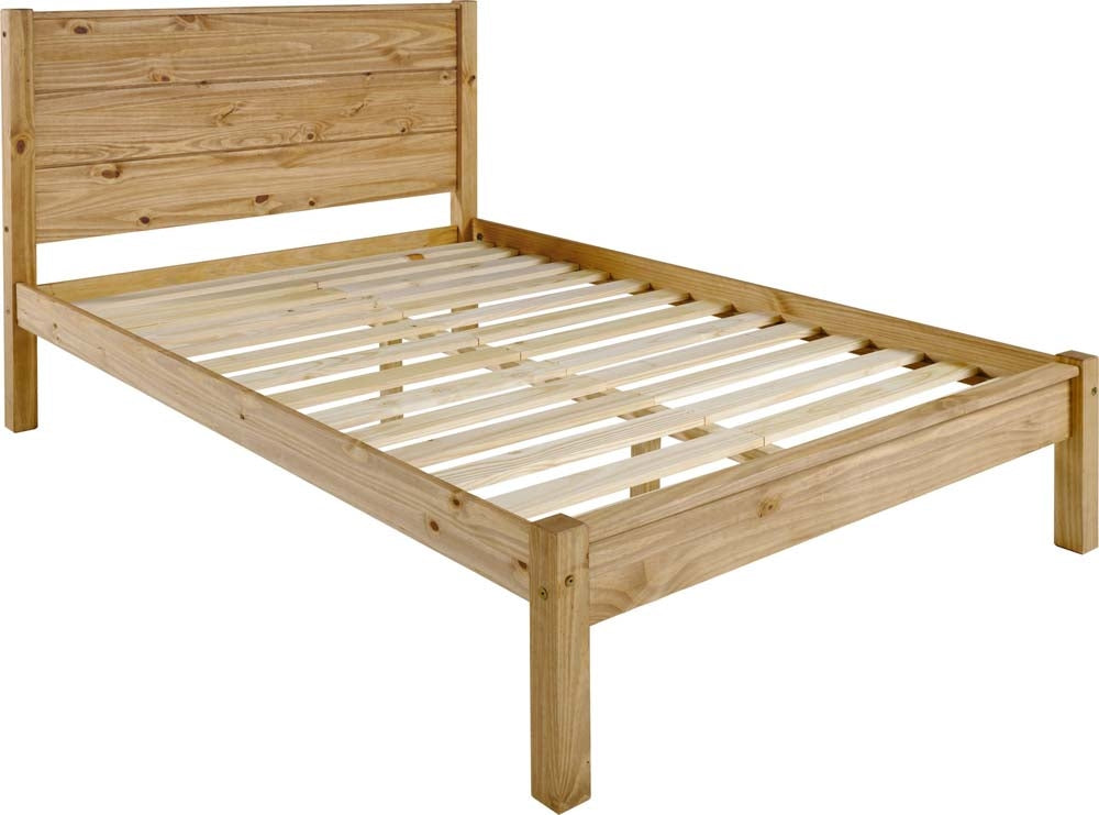 Bardo Pine Double Bed Frame