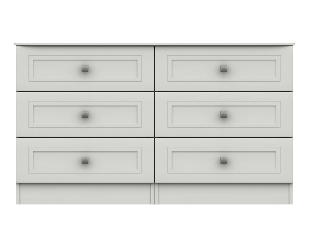 Cambridge White 3 Drawer Double Chest