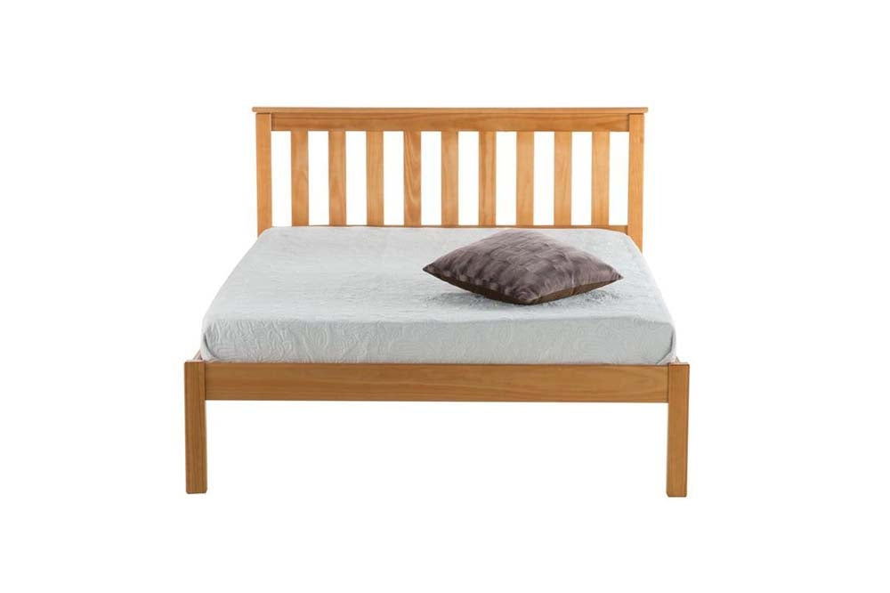 Derby Antique Pine Wooden King Size Bed Frame