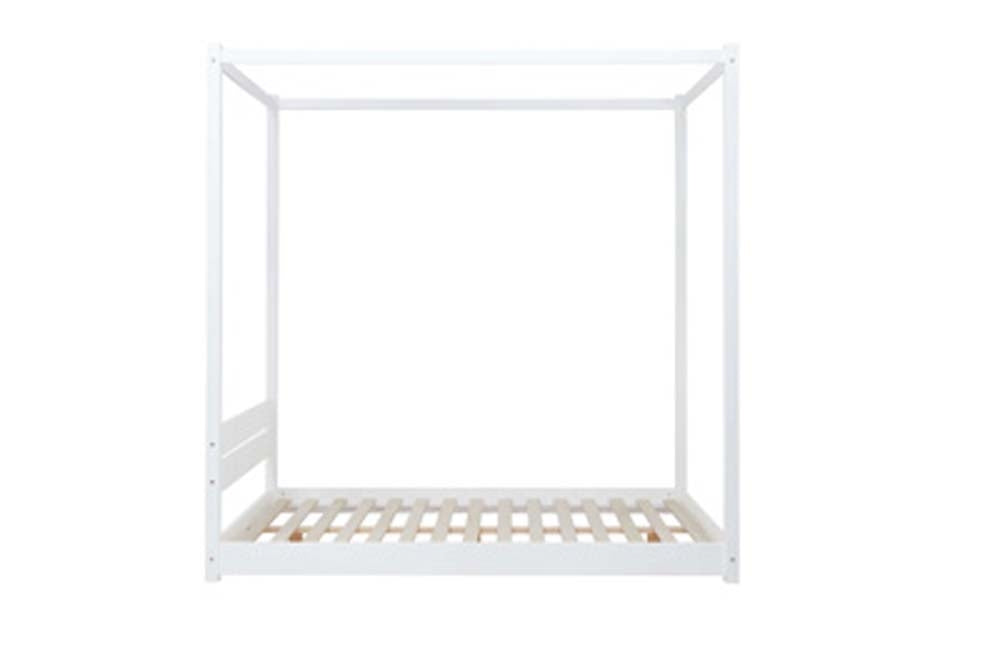 Dartford White Double Four Poster Bed Frame