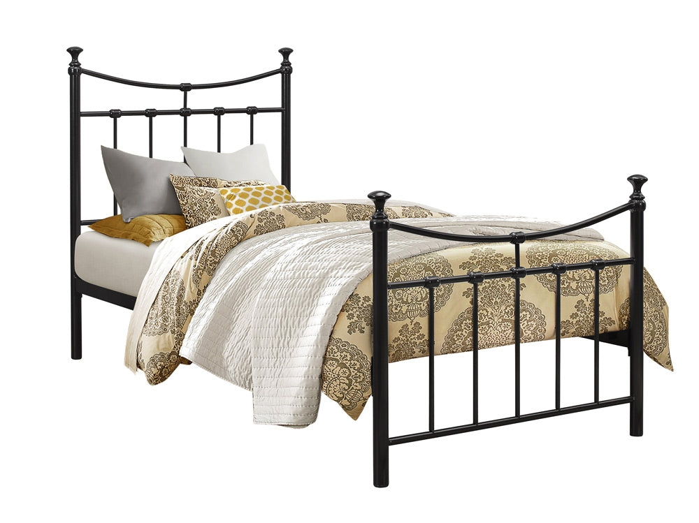 Emily Black Single Bed Frame