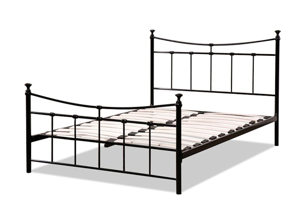 Emily Black Double Bed Frame