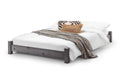 Tokyo Low Gunpowder Grey Double Bed Frame