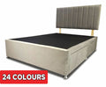 Romantic Horizon Super King Size Divan Bed Base And Headboard