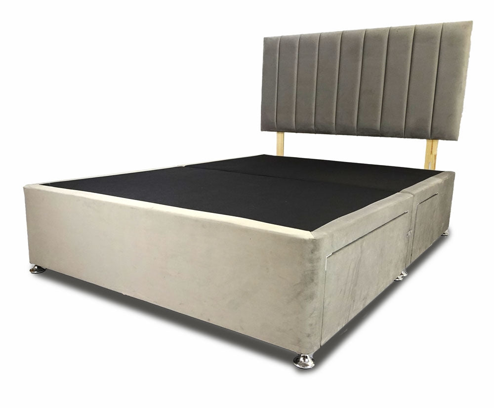 Romantic Horizon Super King Size Divan Bed Base And Headboard