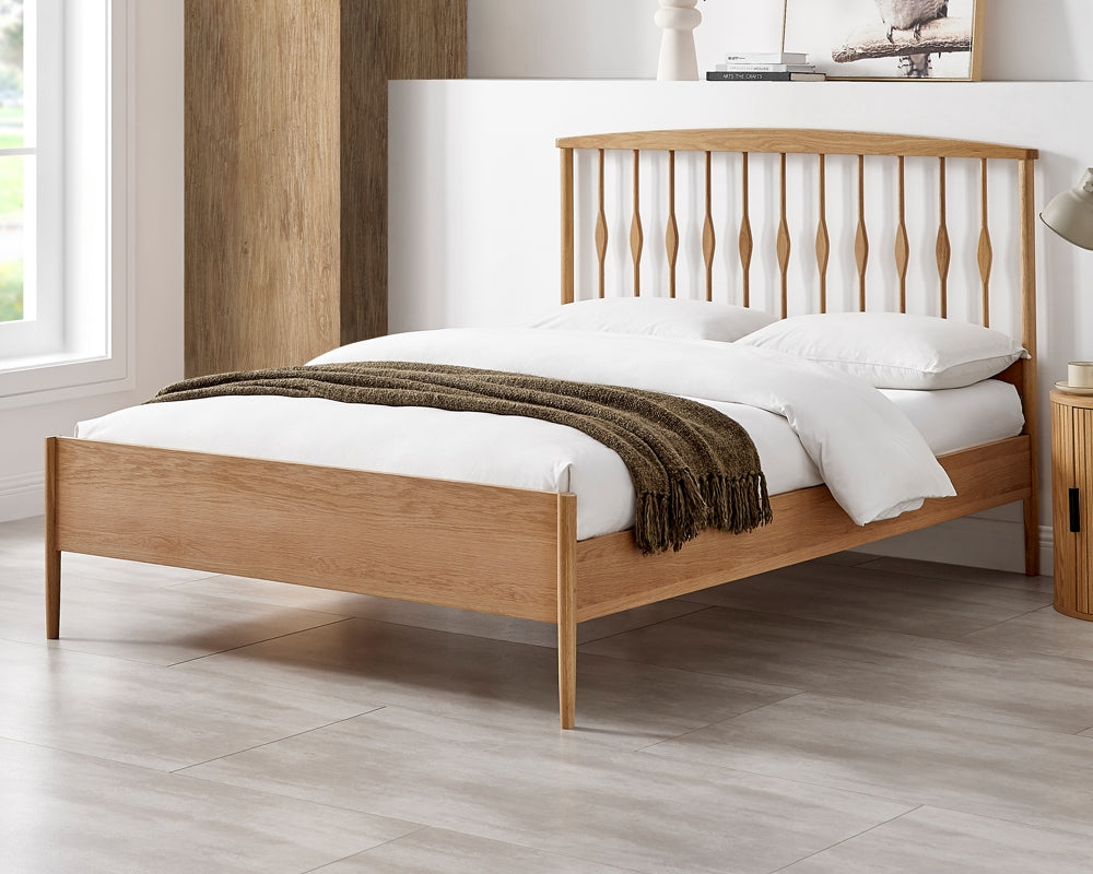 Trinity Oak Super King Size Bed Frame