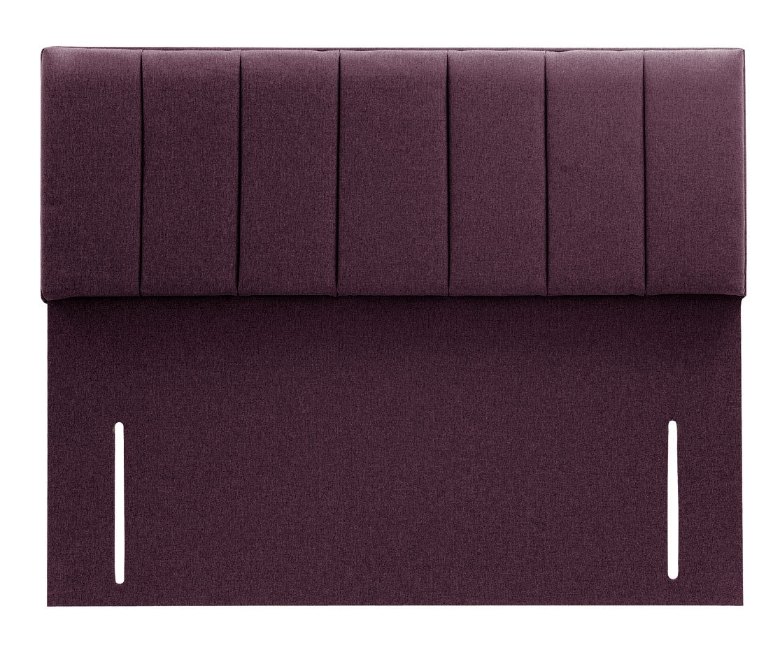 Kestral Aubergine Floorstanding Double Headboard