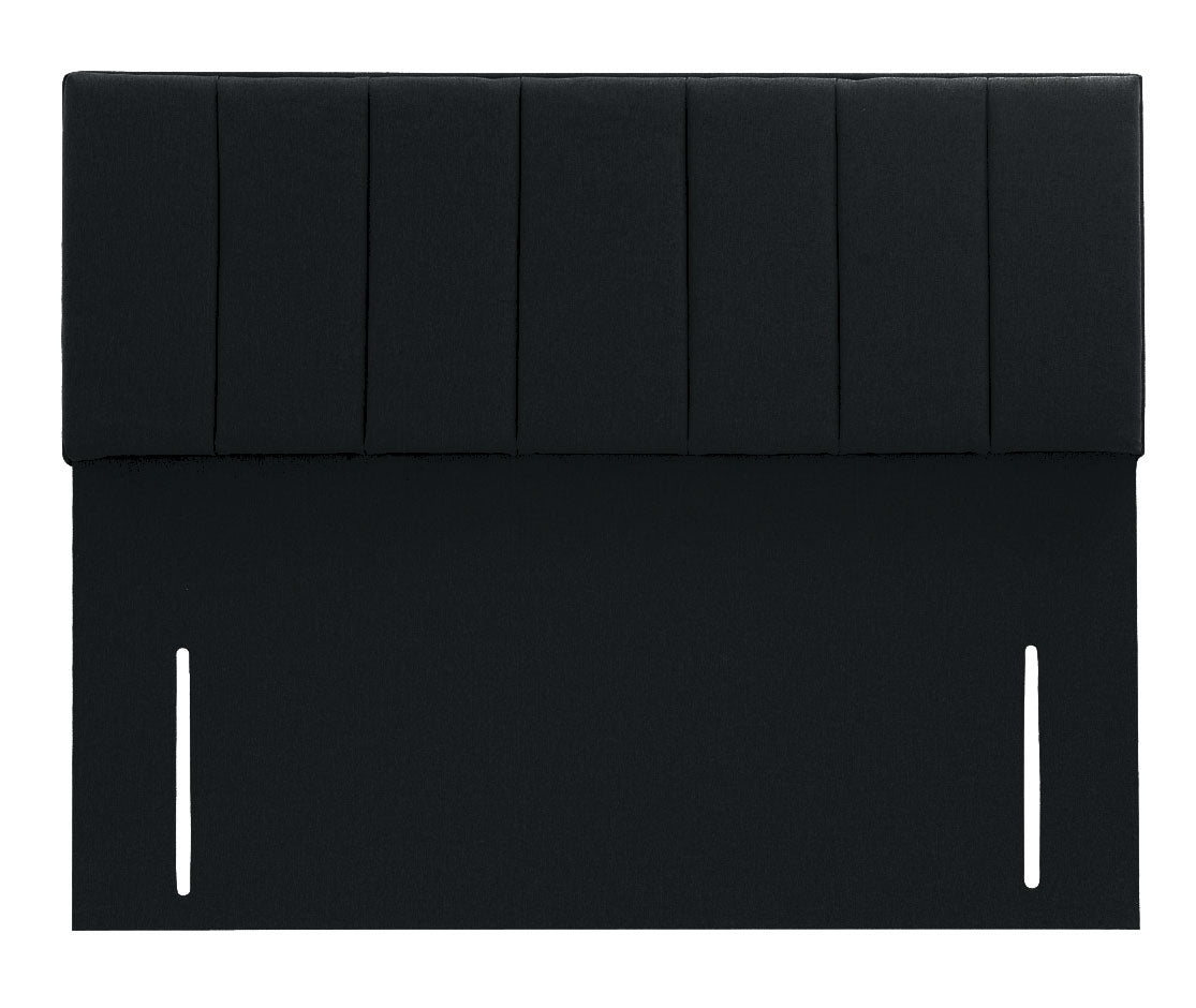 Kestral Black Floorstanding Three Quarter Headboard