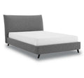 Libros Pillow Back Grey Boucle Double Bed Frame