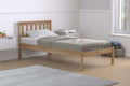 Lisa Waxed Pine Double Bed Frame