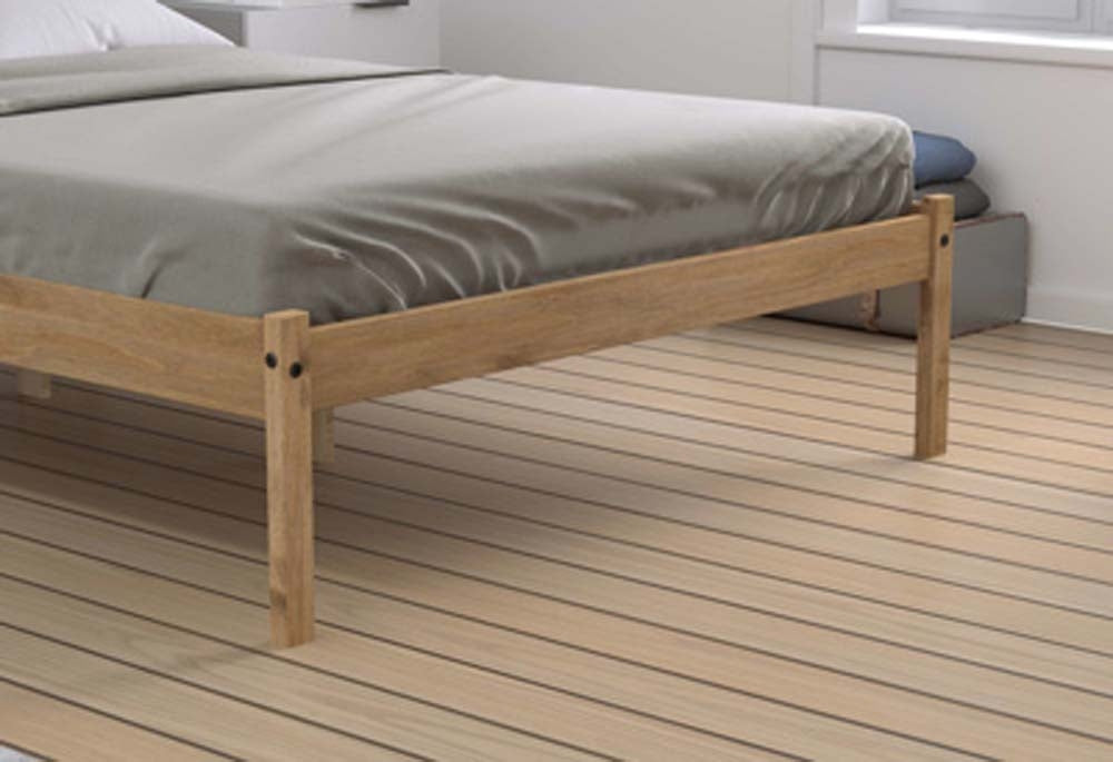 Lisa Waxed Pine Single Bed Frame