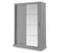 Liverpool Grey Sliding Door Wardrobe 150cm