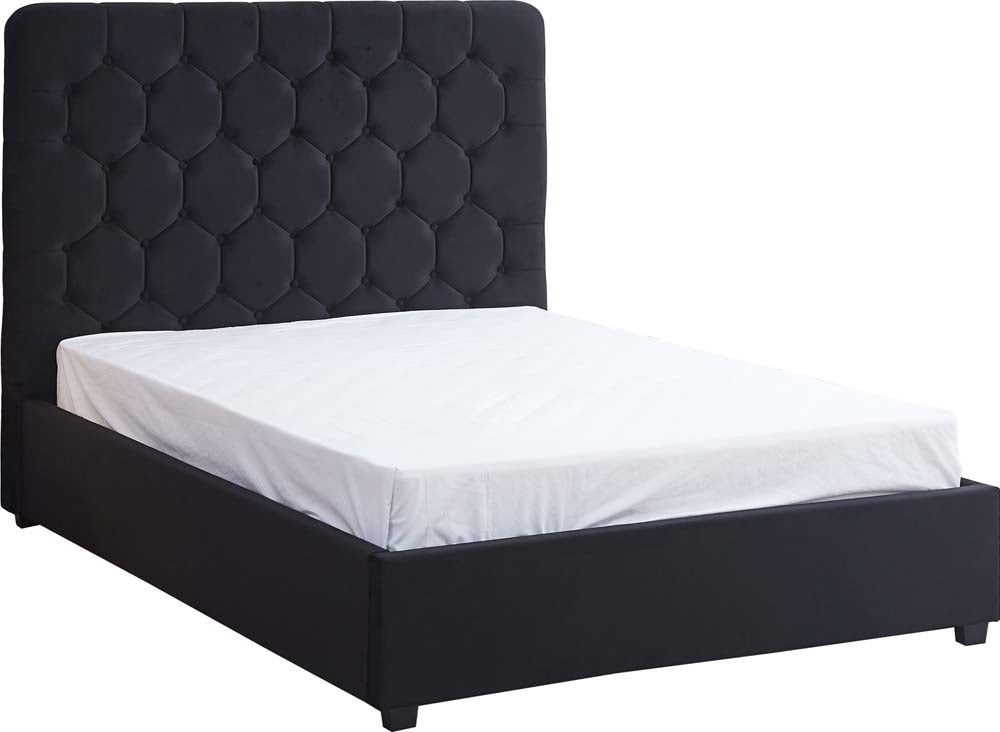 Mansion Black Double Bed Frame