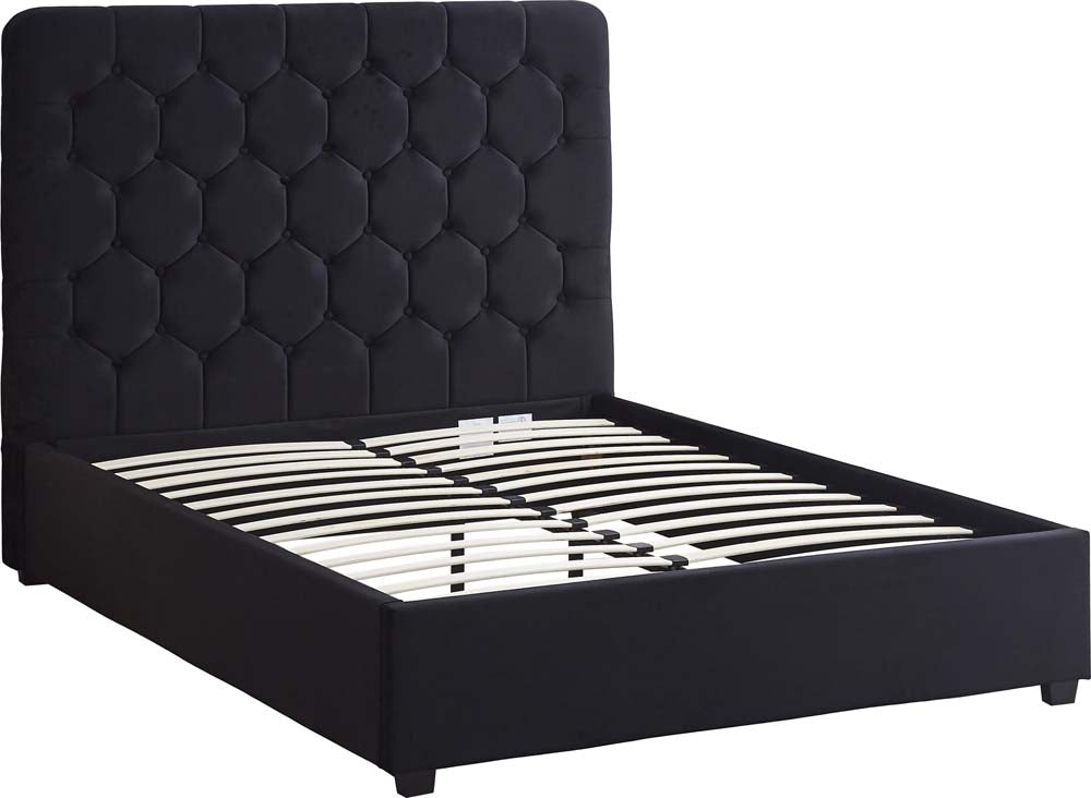Mansion Black Double Bed Frame