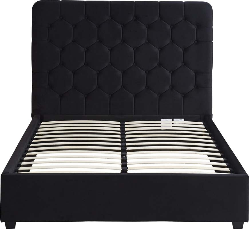 Mansion Black Double Bed Frame