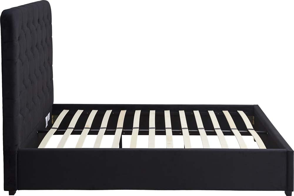 Mansion Black Double Bed Frame