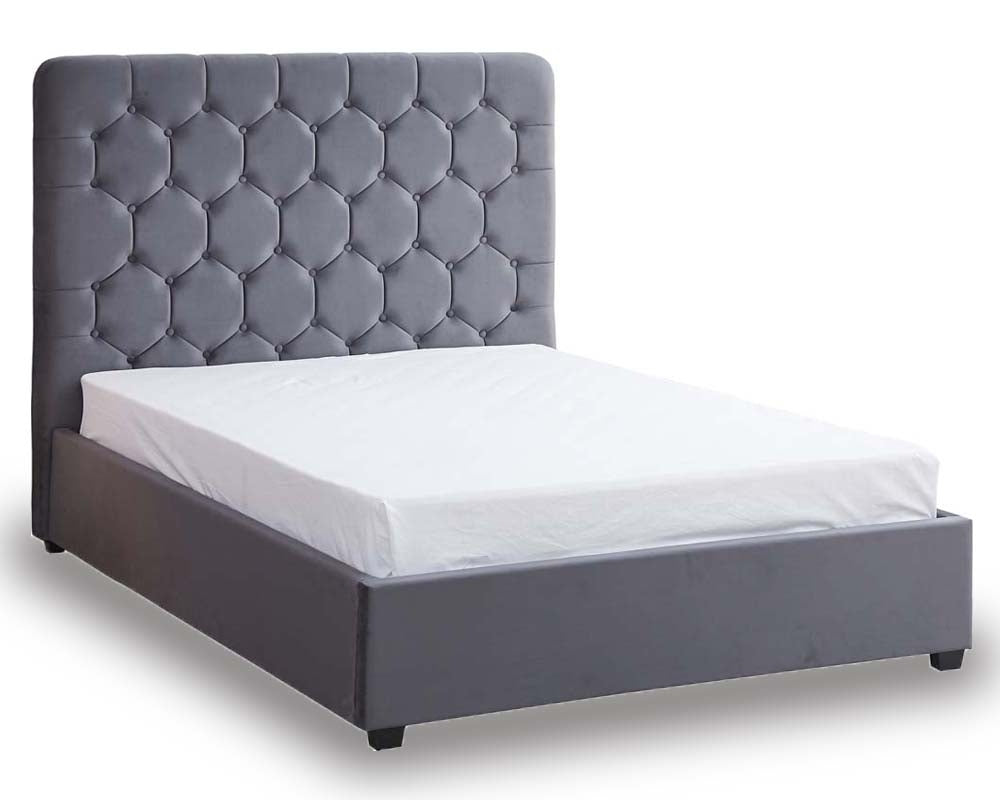 Mansion Grey Double Bed Frame