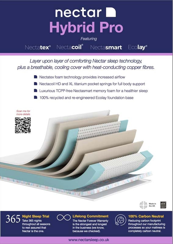 Nectar Hybrid Pro King Size Mattress