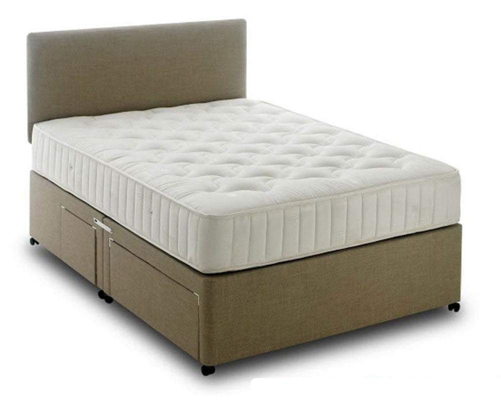 Pine Support Three Quarter Divan Bed