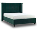 Poland Green Double Bed Frame