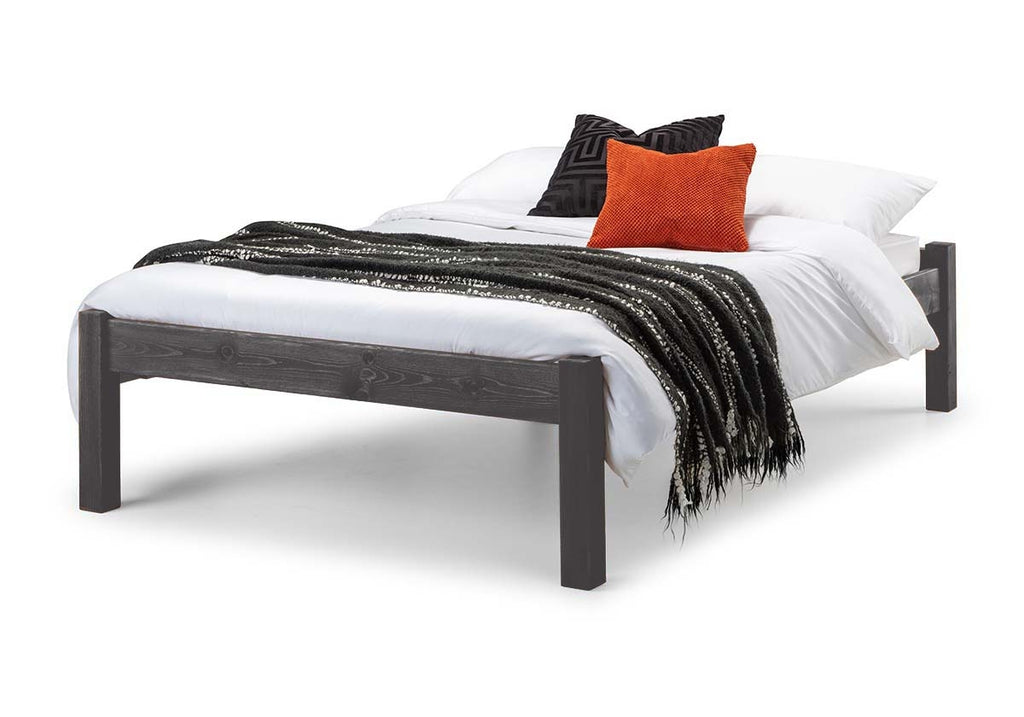 Radford Gunpowder Grey Double Bed Frame