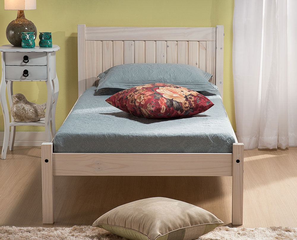 Ryan White Wash Single Bed Frame