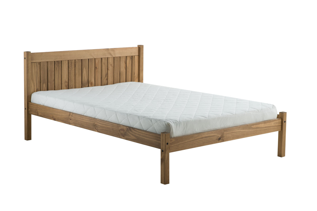 Ryan Antique Pine Three Quarter Bed Frame