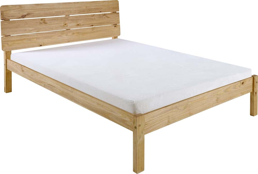 Roman Pine Double Bed Frame