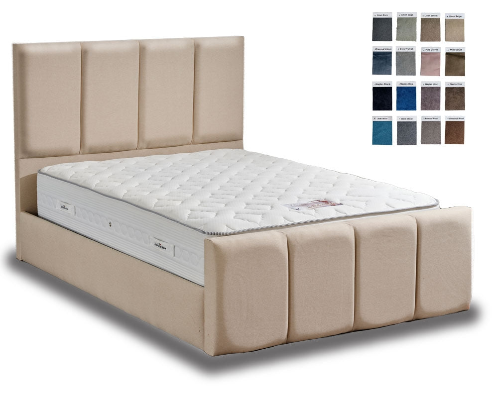 Ruby Upholstered Double Bed Frame