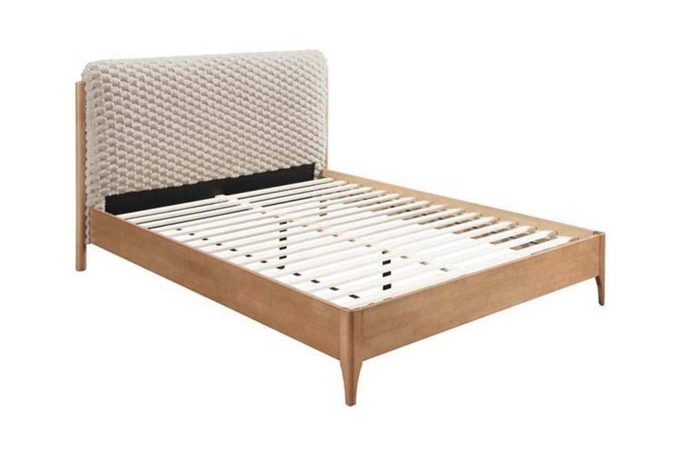 Tahiti Faux Fur Double Bed Frame