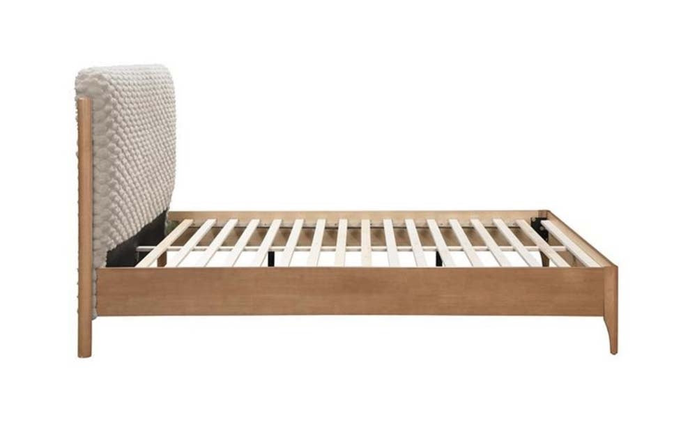 Tahiti Faux Fur Double Bed Frame