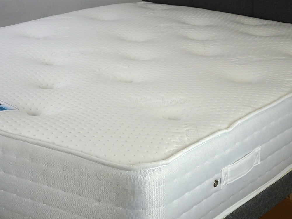 Serene Bamboo Double 2 Drawer Divan Bed And Free Ruby Headboard