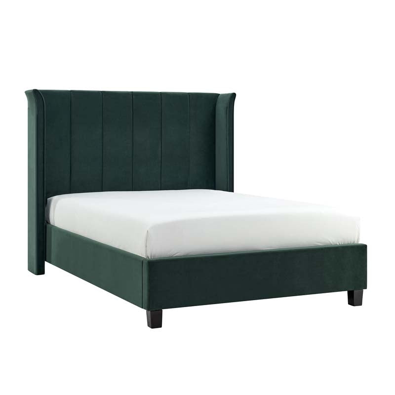 Poland Green Double Bed Frame