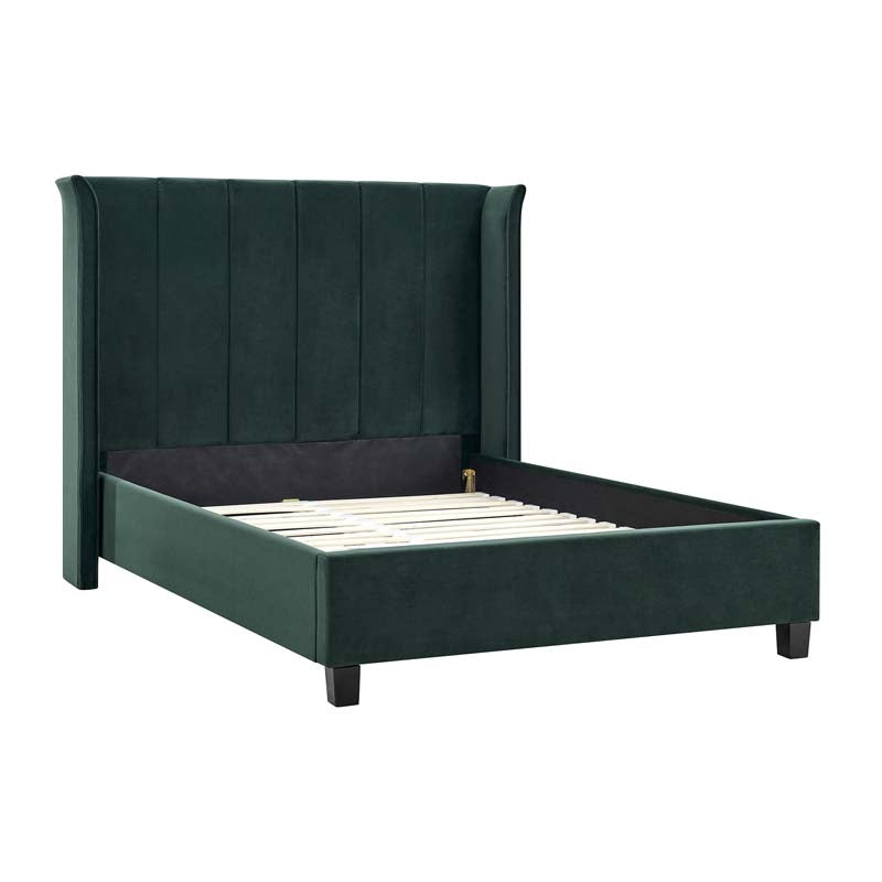 Poland Green Double Bed Frame
