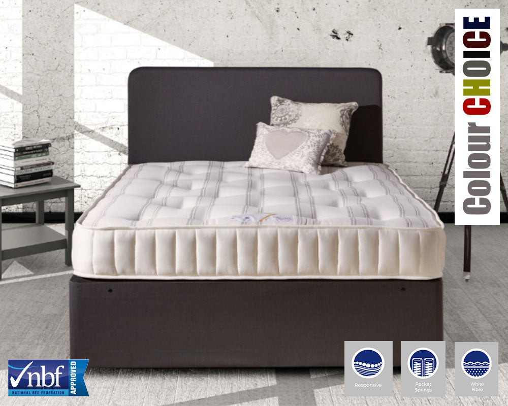 Turner 1000 Deluxe Three Quarter Divan Bed