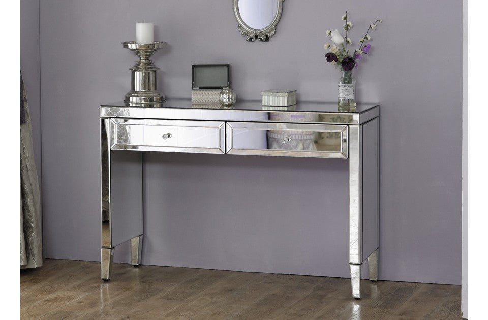 Valencia Plus 2 Drawer Mirror Console Table