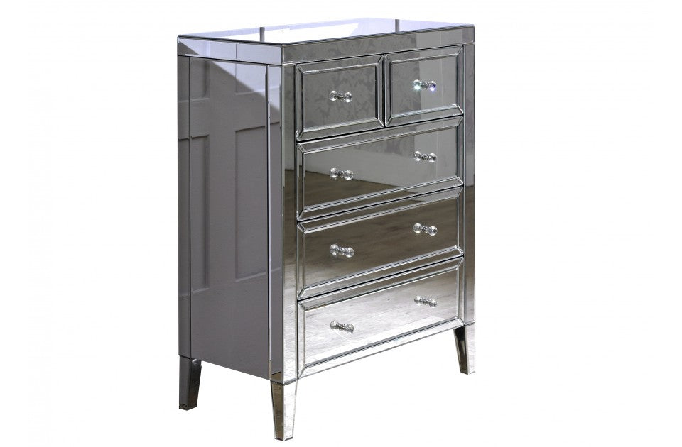Valencia Plus 3+2 Drawer Mirror Chest