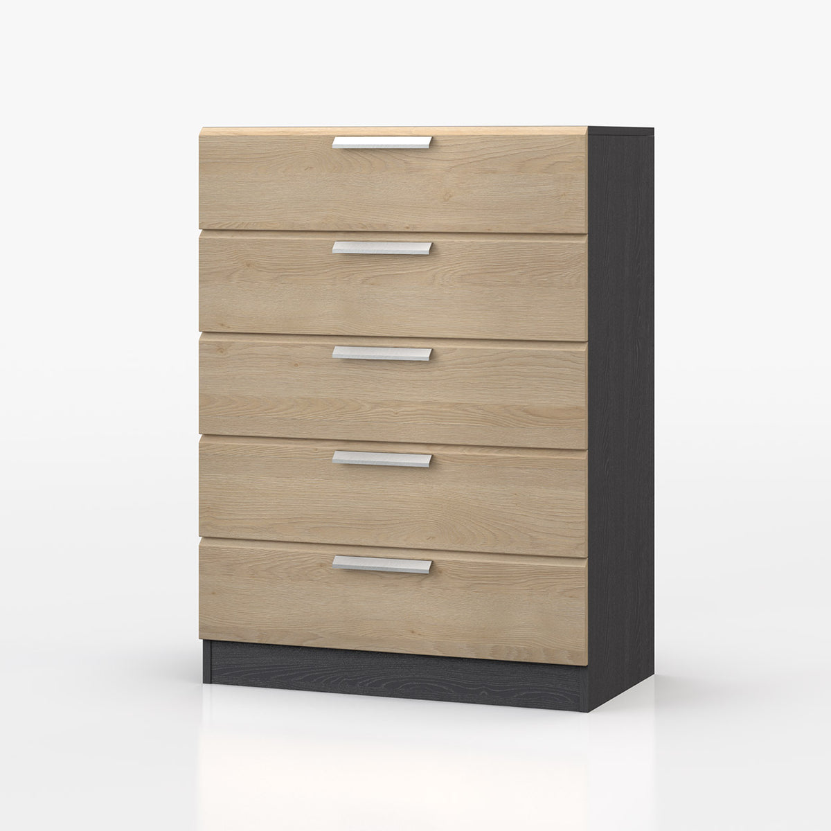 Waterford Graphite And Oak 5 Drawer Chest